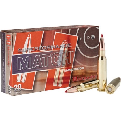 Hornady Ammo Match .308 Win - 168gr. Eld Match Spf 20-pack