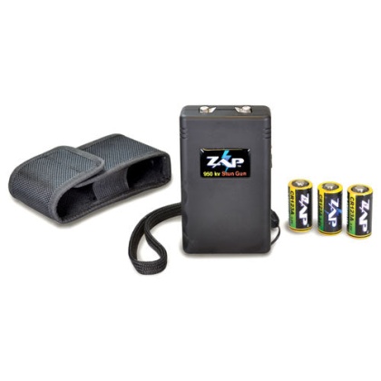 Psp Zap Stun Gun Black 950000 - Red Led On-off Indicator