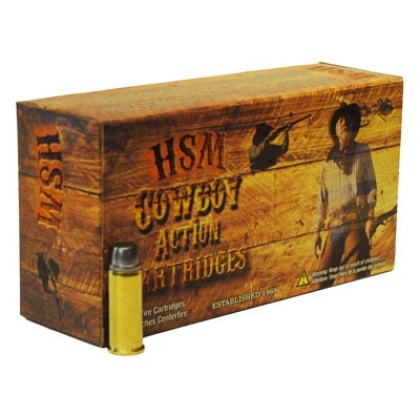 Hsm Cowboy Ammo .45 Long Colt - 200gr. Lead Rnfp-hard 50-pack