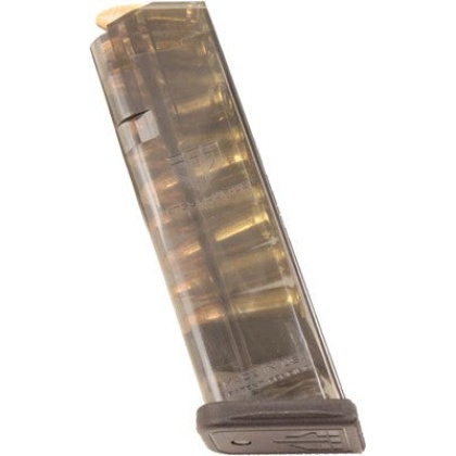 Ets Magazine Glock 17 9mm 10rd - Translucent Fits 17-19-26-34