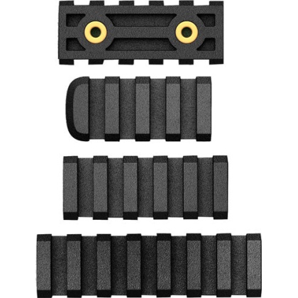 Ab Arms Rail Combo Pack Ltf - 7-5-4 Slot Rails Black