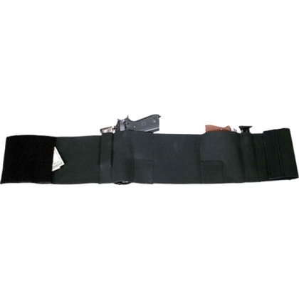 Bulldog Belly Wrap Holster Blk - Small Holds 2 Guns & 2 Mags