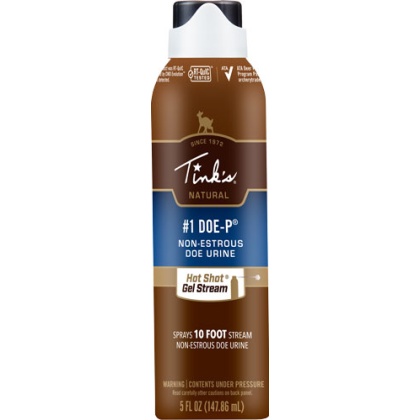 Tinks Deer Lure #1 Doe-p Non - Estrus Hot Shot Gel 5oz. Aero