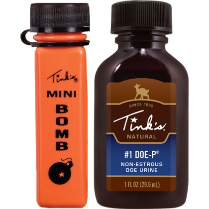 Tinks Deer Lure #1 Doe-p Non - Estrus W-mini Bomb 1fl Ounce