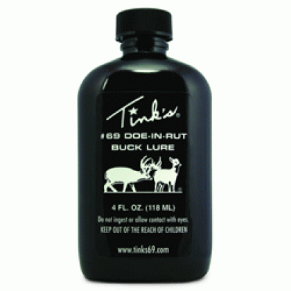 Tinks Deer Lure #69 Doe-in-rut - 4fl Oz Squirt Top Bottle