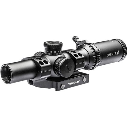 Truglo Omnia 1-4x24mm Scope - 30mm Tube Ir Sp W-1pc Mount Do