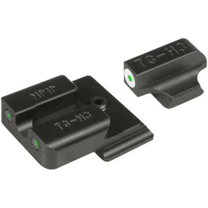Truglo Sight Set S&w M&p - Tritium Pro White W- U-notch