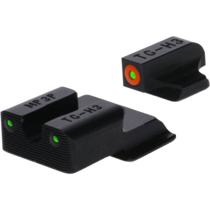 Truglo Sight Set S&w M&p - Tritium Pro Orange W-u-notch