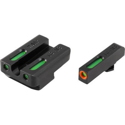 Truglo Sight Set Walther Ppq - Tfx Pro Green-orange Outline