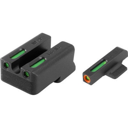 Truglo Sight Set 1911 260-500 - Tfx Pro Green-orange Outline