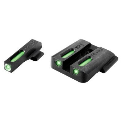 Truglo Sight Set S&w M&p - Tfx Tritium-fiber Optic Green