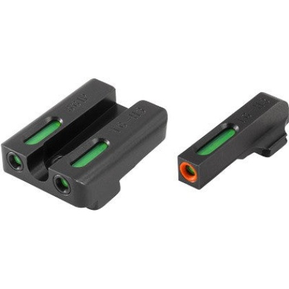 Truglo Sight Set Sig #6-#8 - Tfx Pro Green-orange Outline