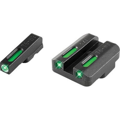 Truglo Sight Set Cz 75 Series - Tfx Tritium-fiber Optic Green