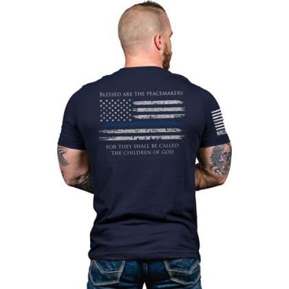 Nine Line Apparel Thin Blue - Line Men\'s T-shirt Navy Large