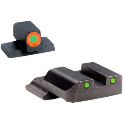 Ameriglo Tritium Spartan Oper. - Green-green S&w M&p (most)