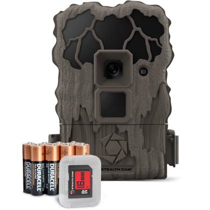 Stealth Cam Trail Camera Quick - Set 20mp-720 Batt-card No-glo
