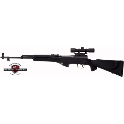 Adv. Tech. Stock For Sks Rifle - Monte Carlo Black Synthetic