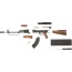Rw Minis Non-firing Cast Ak-47 - 1:3 Scale Replica