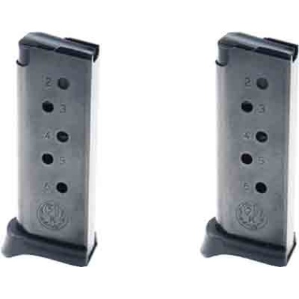 Ruger Magazine Lcp .380acp - 6-rounds W-finger Ext. 2-pack