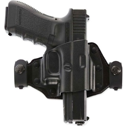 Galco Quick Slide Belt Holster - Rh Hybrid S&w M&p 9-40 Black