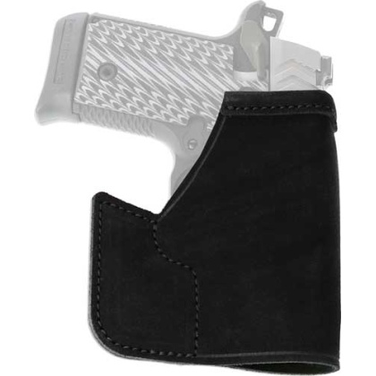 Galco Pocket Protector Holster - Rh Leather Ruger Lcp Ii Black