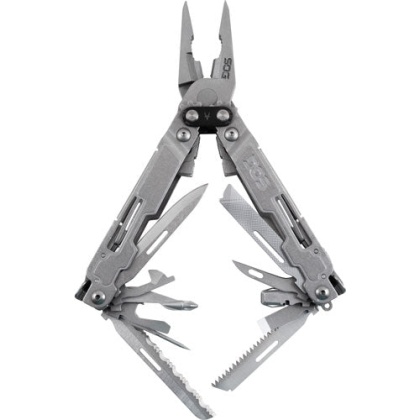 Sog Multi-tool Poweraccess Dlx - Stonewash W-sheath-hex Bit Kit