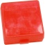 Mtm 100 Round .17hmr-.22mag - Ammo Box See Through Clear Red
