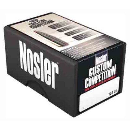 Nosler Bullets 30 Cal .308 - 168gr Hp-bt Custom Comp. 250ct