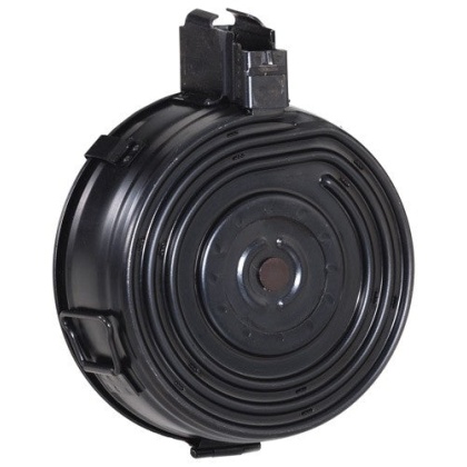 Ci Red Army Ak-47 Drum Mag - 7.62x39 Cal. 75 Rds Black