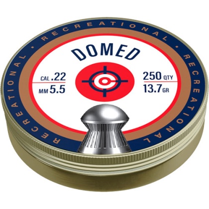 Crosman Pellets .22 Domed 13.7 - Gr. 250 Pack-case Of 12 Packs