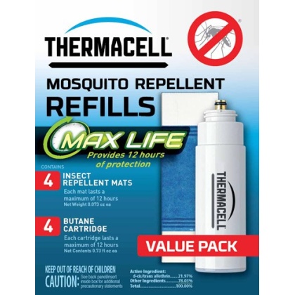 Thermacell Refill Unit Max - Life 48 Hour (4 Fuel4 Mats)