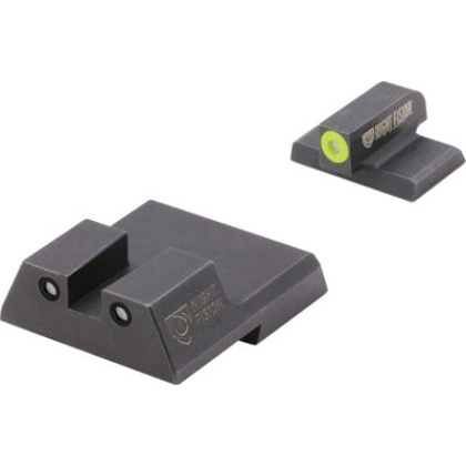 Night Fision Tritium Yellowdot - Square Rear H&k Vp-tac P Set