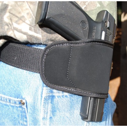 Grovtec Multi-fit Holster Rh - Mrd-lg Autos Black Belt Slide