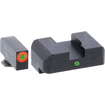 Ameriglo Tritium I-dot Set Org - Green-green Glock 17-19 Gen5