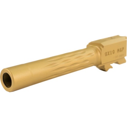 Faxon S&w M&p Fullsize 9mm - Flame Flute Non-threaded Tin!