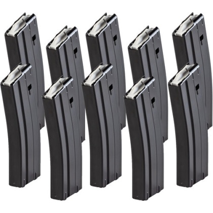 E-lander Magazine 5.56x45 Bulk - 10 Pack Of 30 Round Steel