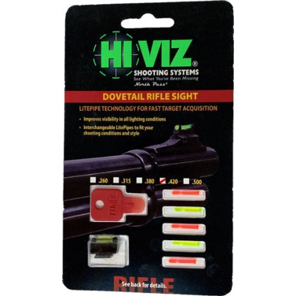 Hiviz Rifle Front Sight For - 3-8\