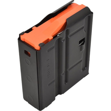 D&h Tactical Magazine 6.5cm - 10rd Steel Black Sr25-ar10