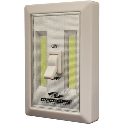 Cyclops Light Wall Switch Cob - Led 200 Lumen 2-pack Ivory