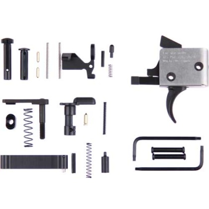 Cmc Ar15-ar10 Lower Parts Kit - With 3-3.5lb Curved Trigger