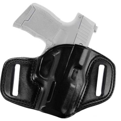 Galco Combat Master Belt Hlstr - Rh Leather Sig P365 Std-sas Bl