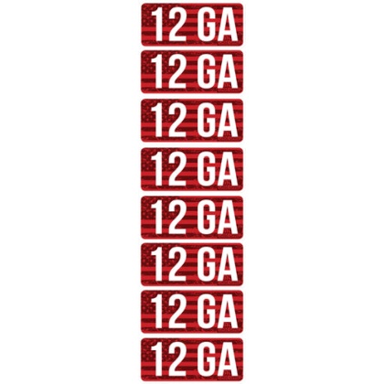Mtm Ammo Caliber Labels 12ga - 8-pack