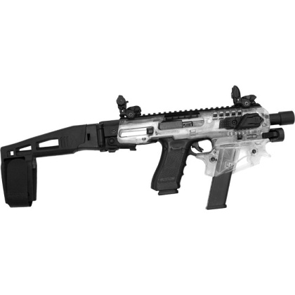 Caa Mck Micro Conversion Kit - Glock 9-40 W-brace Clear