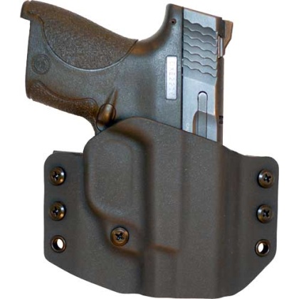 Comp-tac Warrior Holster Owb - Rh S&w 380 Shld Ez Black