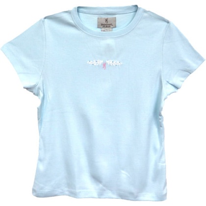 Bg Women\'s Ss T-shirt Exp - Scroll Medium Ice Blue<