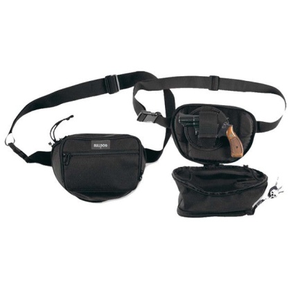 Bulldog Fanny Pack Holster For - Sm Gun Black 9\