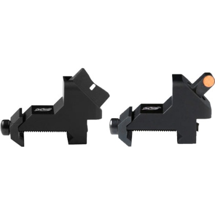 Xs Xti2 Dxs Ember Std Dot Set - Offset Iron Sights Ar-15-m16