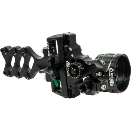 Axcel Bow Sight Accu Hunter - Single Pin Green .019 W-scope