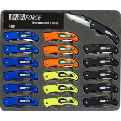 Accusharp Paraforce Lock Back - Knife Set 18 Knives Per Disply