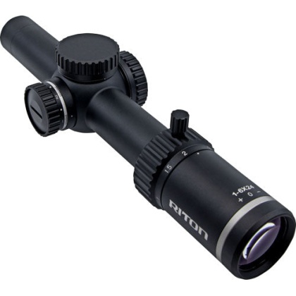 Riton X5 Tactix Scope 1-6x24 - 30mm Tube W-lever Illum Ret<